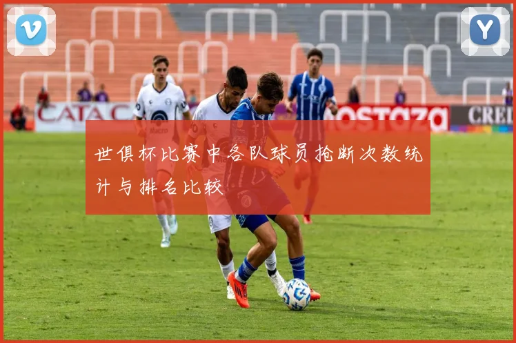 世俱杯比赛中各队球员抢断次数统计与排名比较